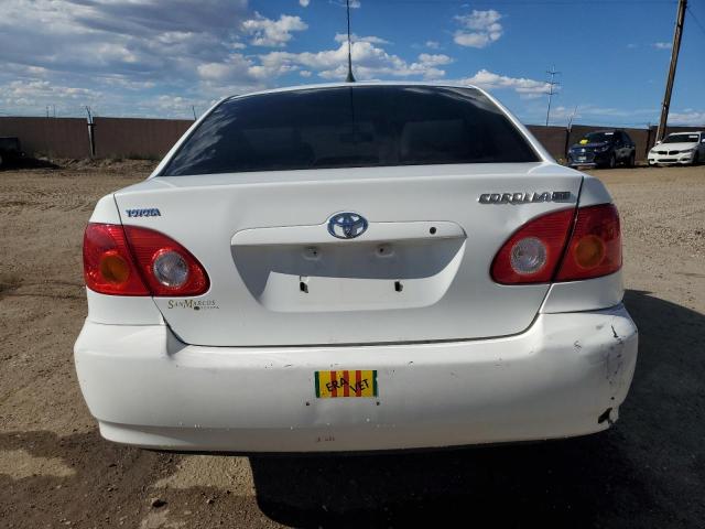 JTDBR32E832013273 - 2003 TOYOTA COROLLA CE თეთრი ფოტო 6