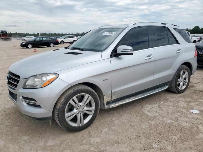 4JGDA5HB5CA027366 - 2012 MERCEDES-BENZ ML 350 4MATIC SILVER photo 1