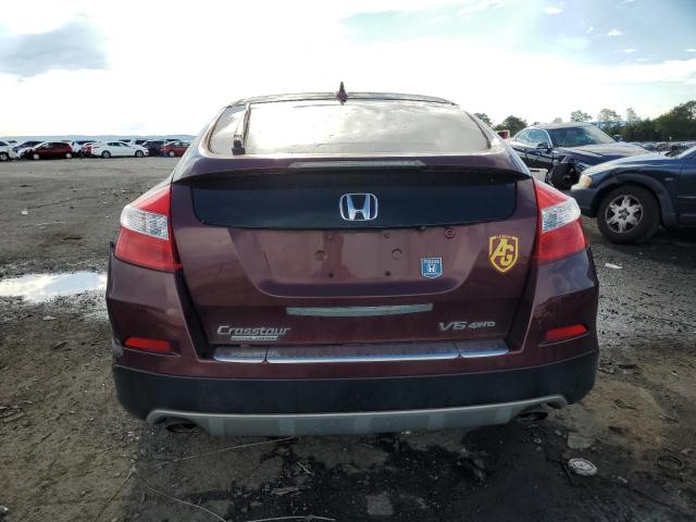 5J6TF2H58EL001565 - 2014 HONDA CROSSTOUR EXL BURGUNDY photo 6