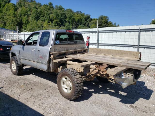 5TBBT441X1S148271 - 2001 TOYOTA TUNDRA ACCESS CAB ნაცრისფერი ფოტო 2