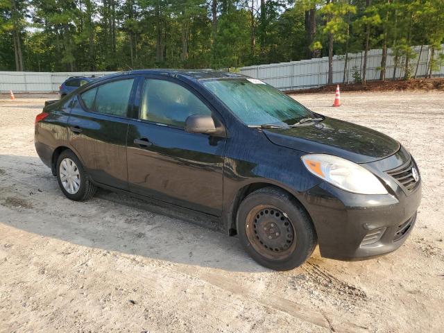 3N1CN7AP8EL856260 - 2014 NISSAN VERSA S BLACK photo 4