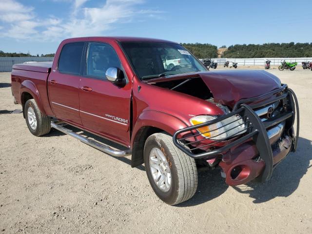 5TBDT441X6S550033 - 2006 TOYOTA TUNDRA DOUBLE CAB SR5 MAROON photo 4