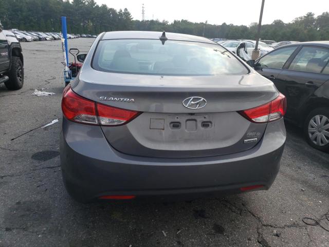 5NPDH4AE5CH119018 - 2012 HYUNDAI ELANTRA GLS GRAY photo 6