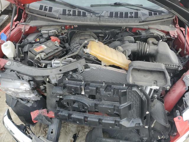 1FTMF1E85GKE00834 - 2016 FORD F150 წითელი ფოტო 11