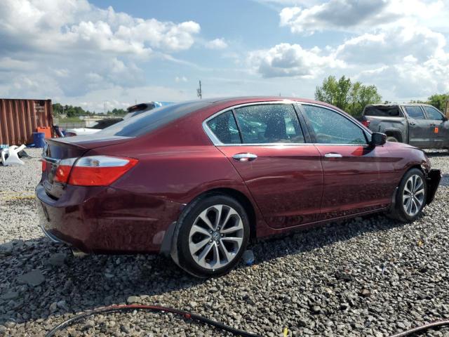 1HGCR2F5XFA256023 - 2015 HONDA ACCORD SPORT 勃艮第红 照片 3