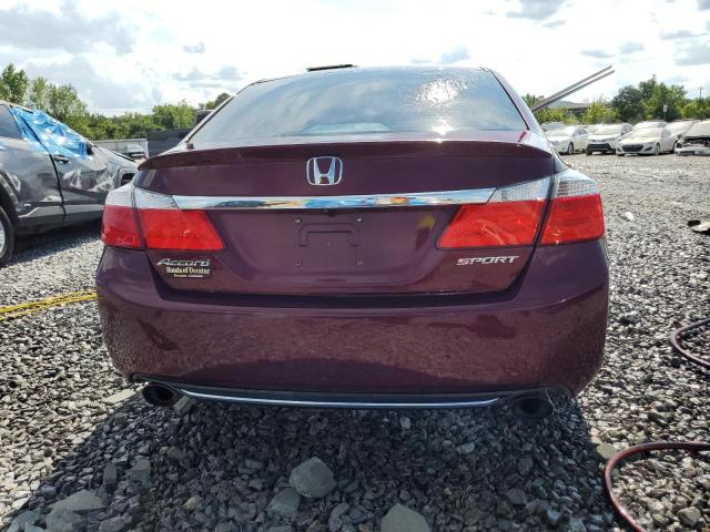 1HGCR2F5XFA256023 - 2015 HONDA ACCORD SPORT 勃艮第红 照片 6
