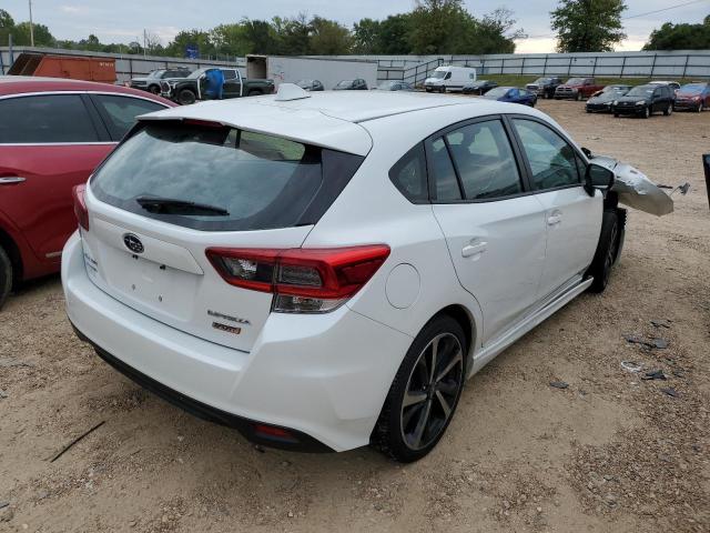 4S3GTAL68N3712936 - 2022 SUBARU IMPREZA SPORT WHITE photo 3