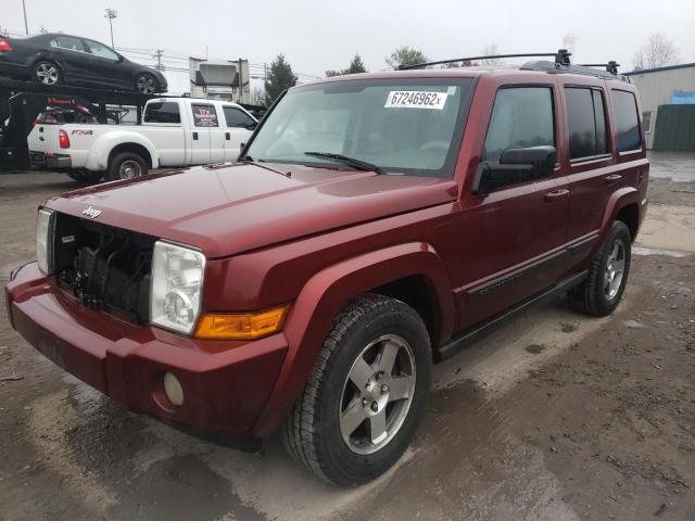 1J8HG48K69C501197 - 2009 JEEP COMMANDER SPORT ბურგუნდია ფოტო 2