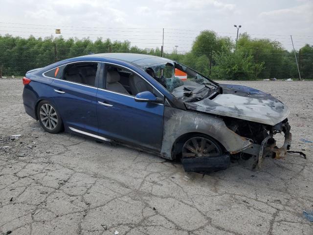 5NPE34AF2GH355398 - 2016 HYUNDAI SONATA SPORT 蓝色 照片 4