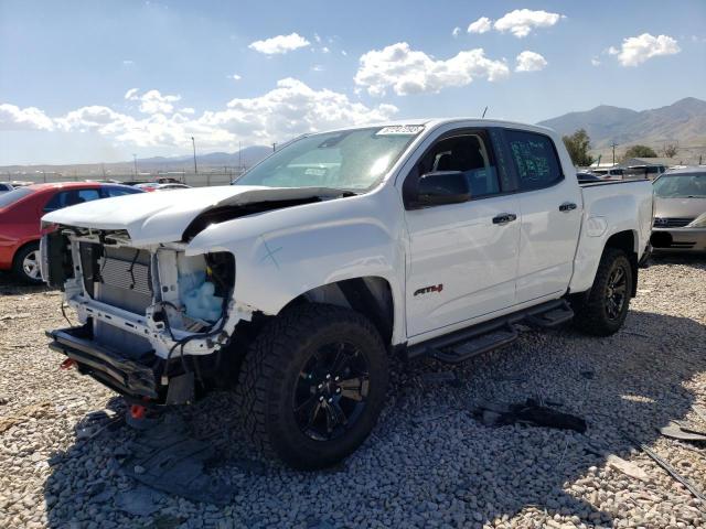 1GTG6FEN8M1235511 - 2021 GMC CANYON AT4 WHITE photo 1