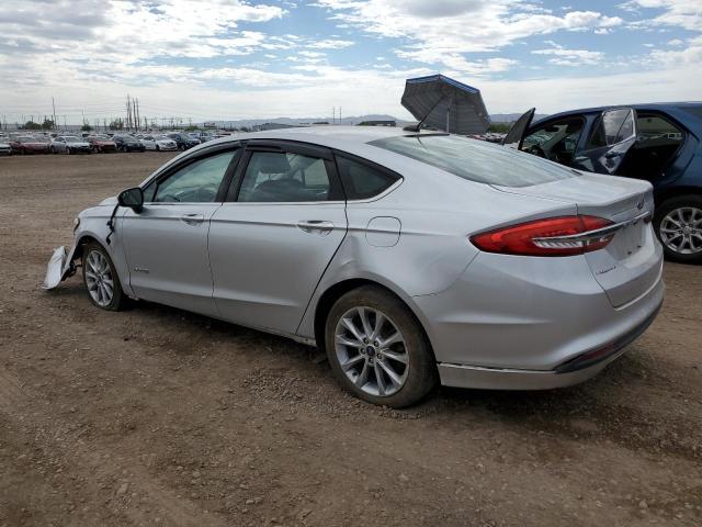 3FA6P0LU1HR234010 - 2017 FORD FUSION SE HYBRID SILVER photo 2