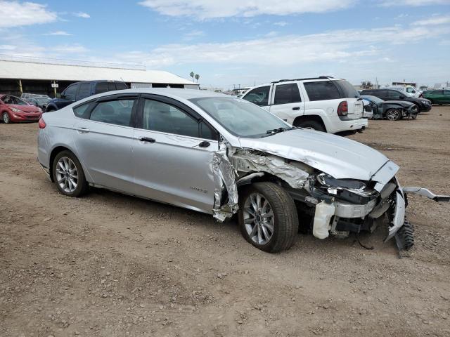 3FA6P0LU1HR234010 - 2017 FORD FUSION SE HYBRID SILVER photo 4