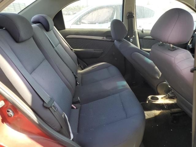 KL1TD56638B280403 - 2008 CHEVROLET AVEO BASE Կարմիր լուսանկար 10