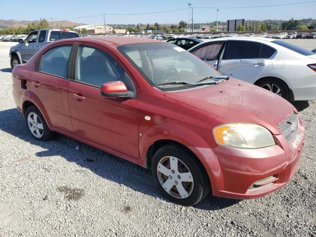 KL1TD56638B280403 - 2008 CHEVROLET AVEO BASE Կարմիր լուսանկար 4
