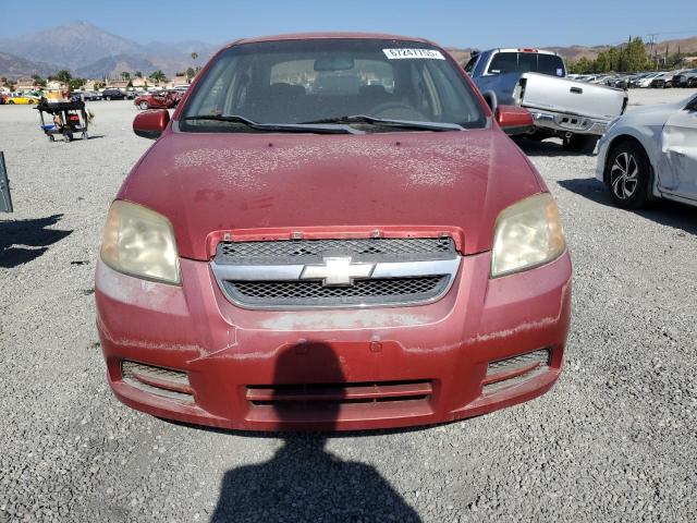 KL1TD56638B280403 - 2008 CHEVROLET AVEO BASE Կարմիր լուսանկար 5
