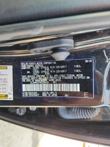 JTJDARDZ1M2238636 - 2021 LEXUS NX 300 BASE შავი ფოტო 14