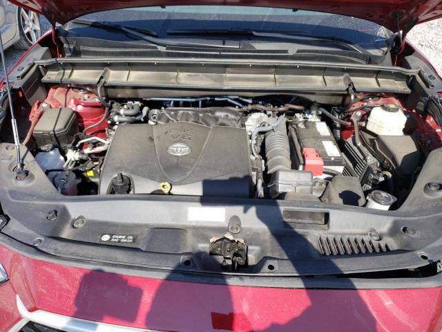 5TDGZRAH9MS532346 - 2021 TOYOTA HIGHLANDER XLE Qırmızı foto 12