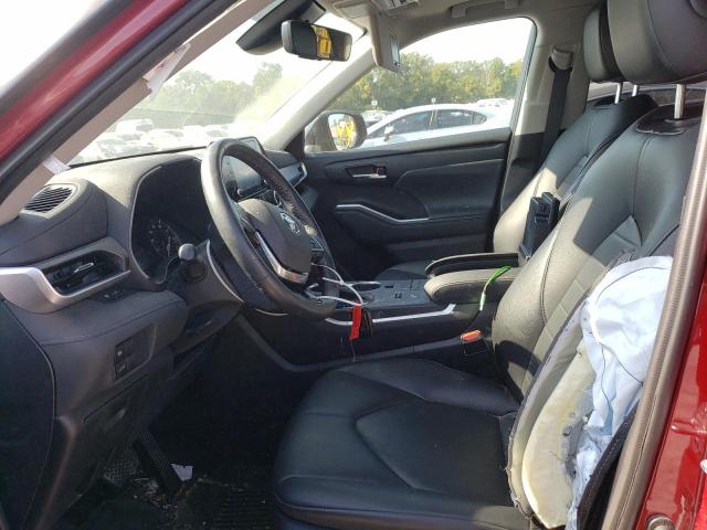 5TDGZRAH9MS532346 - 2021 TOYOTA HIGHLANDER XLE Qırmızı foto 7