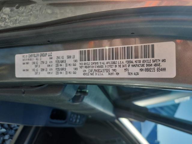 1C4PJMAK8CW197326 - 2012 JEEP LIBERTY SPORT GRAY photo 14