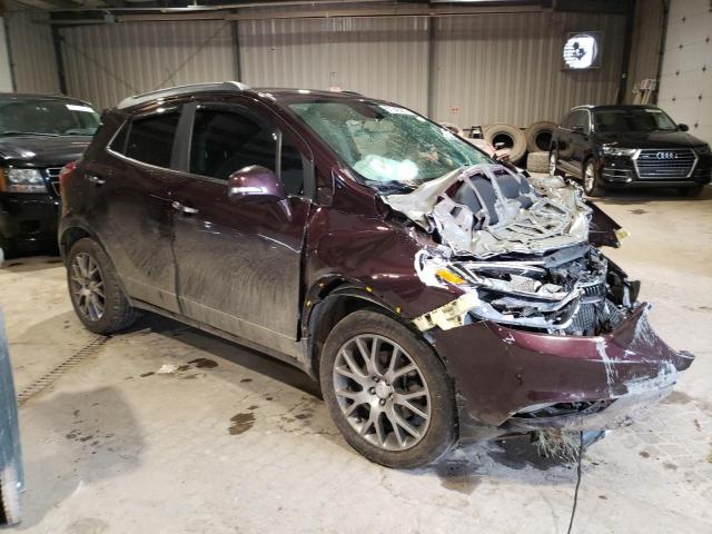 KL4CJ2SM5HB107772 - 2017 BUICK ENCORE SPORT TOURING BURGUNDY photo 4