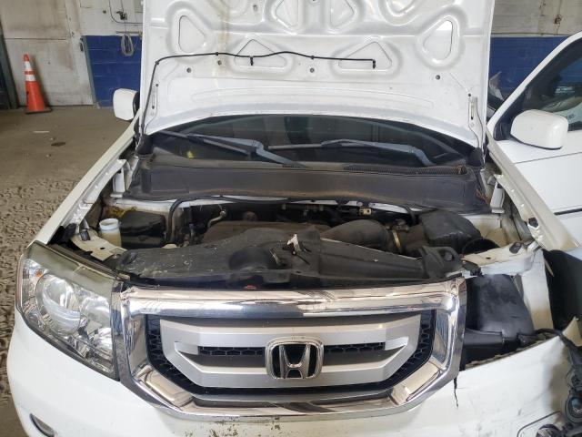 5FNYF4H5XBB005946 - 2011 HONDA PILOT EXL WHITE photo 12
