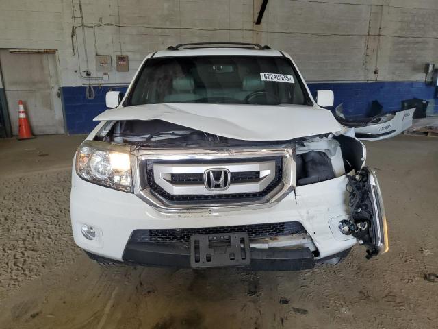 5FNYF4H5XBB005946 - 2011 HONDA PILOT EXL WHITE photo 5