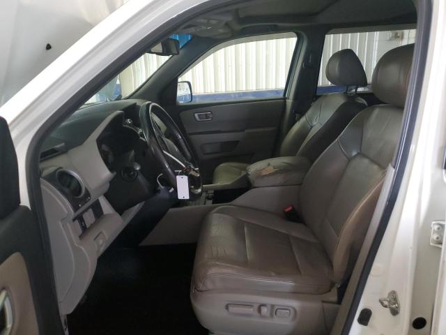5FNYF4H5XBB005946 - 2011 HONDA PILOT EXL WHITE photo 7