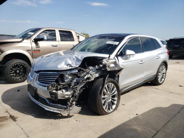 2LMTJ6LP4GBL58507 - 2016 LINCOLN MKX RESERVE SILVER photo 1