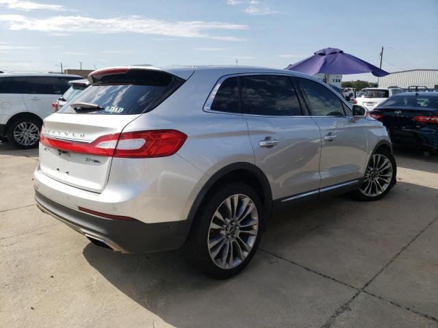 2LMTJ6LP4GBL58507 - 2016 LINCOLN MKX RESERVE Gümüş foto 3