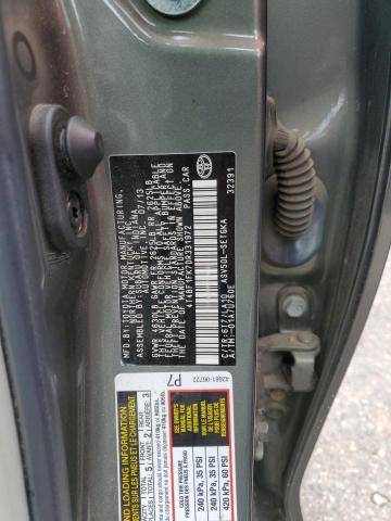 4T4BF1FK7DR331972 - 2013 TOYOTA CAMRY L GREEN photo 12