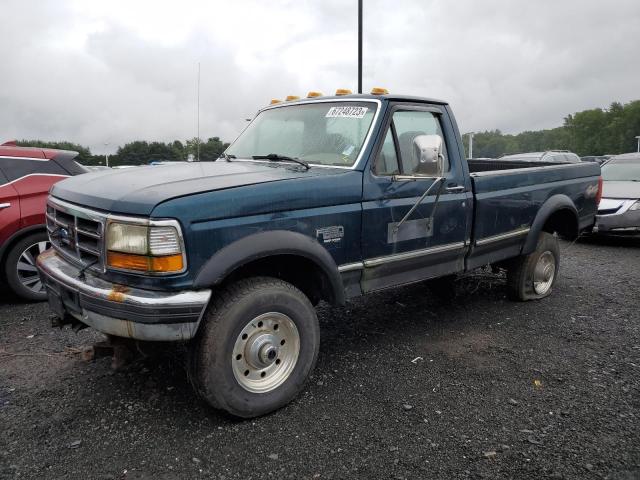 1FTHF36F2VEB90599 - 1997 FORD F350 BLUE photo 1