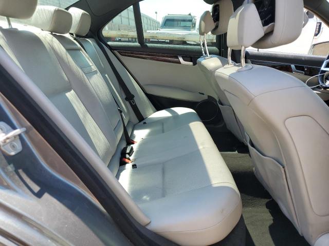 WDDGF8BB1CA725055 - 2012 MERCEDES-BENZ C 300 4MATIC GRAY photo 10