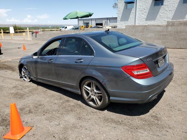 WDDGF8BB1CA725055 - 2012 MERCEDES-BENZ C 300 4MATIC GRAY photo 2