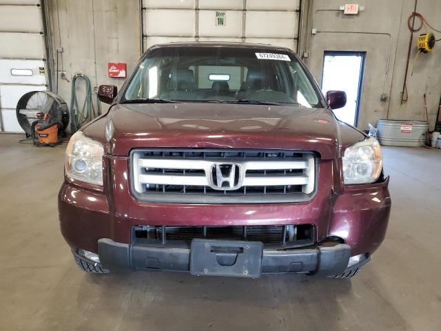 5FNYF18528B036387 - 2008 HONDA PILOT EXL MAROON photo 5