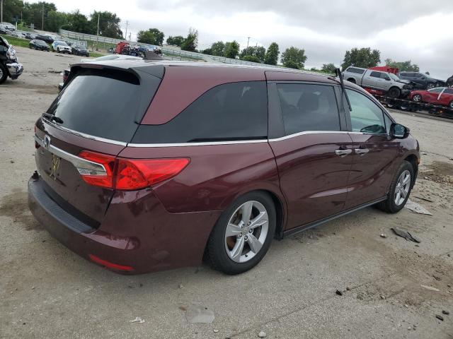 5FNRL6H79KB023249 - 2019 HONDA ODYSSEY EXL Бордовый фото 3