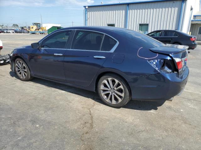 1HGCR2F5XEA066947 - 2014 HONDA ACCORD SPORT BLUE photo 2