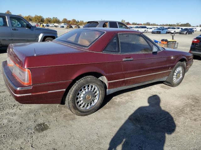 1G6VR3182KU100357 - 1989 CADILLAC ALLANTE BURGUNDY photo 3