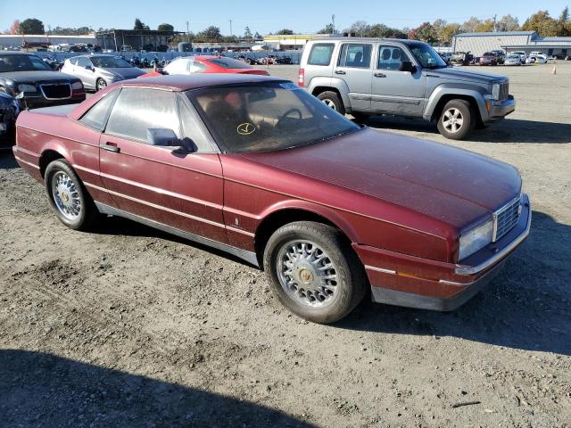 1G6VR3182KU100357 - 1989 CADILLAC ALLANTE BURGUNDY photo 4