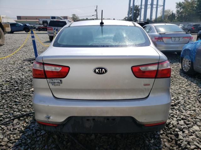 KNADM4A37H6006633 - 2017 KIA RIO LX SILVER photo 6