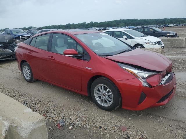 JTDKARFU1H3533411 - 2017 TOYOTA PRIUS RED photo 4