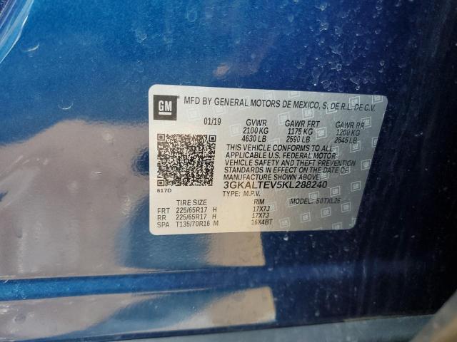 3GKALTEV5KL288240 - 2019 GMC TERRAIN SLE 蓝色 照片 13