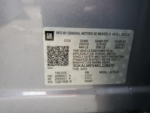 3GKALMEV4KL128470 - 2019 GMC TERRAIN SLE 灰色 照片 13