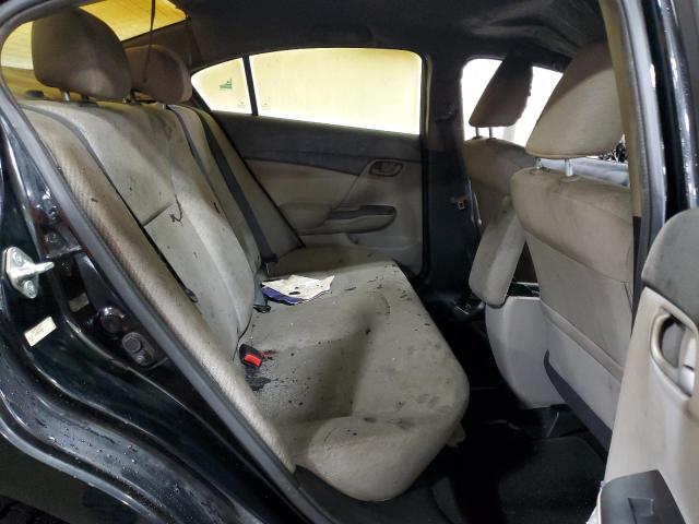 19XFB2F59DE211519 - 2013 HONDA CIVIC LX BLACK photo 10