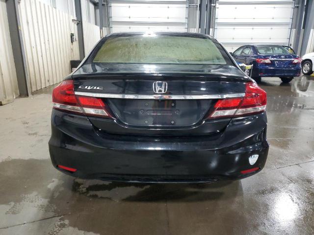 19XFB2F59DE211519 - 2013 HONDA CIVIC LX BLACK photo 6