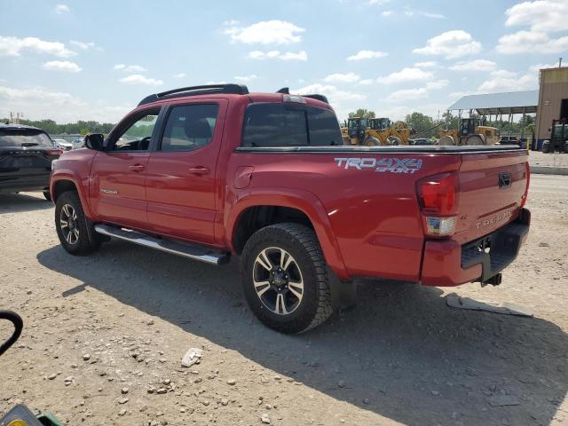 3TMCZ5AN3HM046814 - 2017 TOYOTA TACOMA DOUBLE CAB RED photo 2