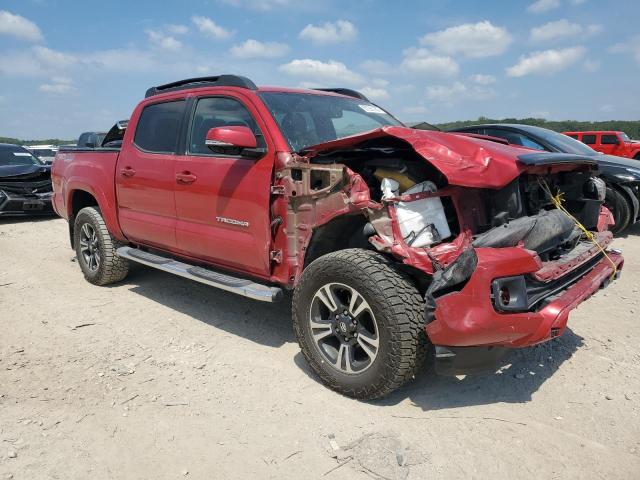 3TMCZ5AN3HM046814 - 2017 TOYOTA TACOMA DOUBLE CAB RED photo 4