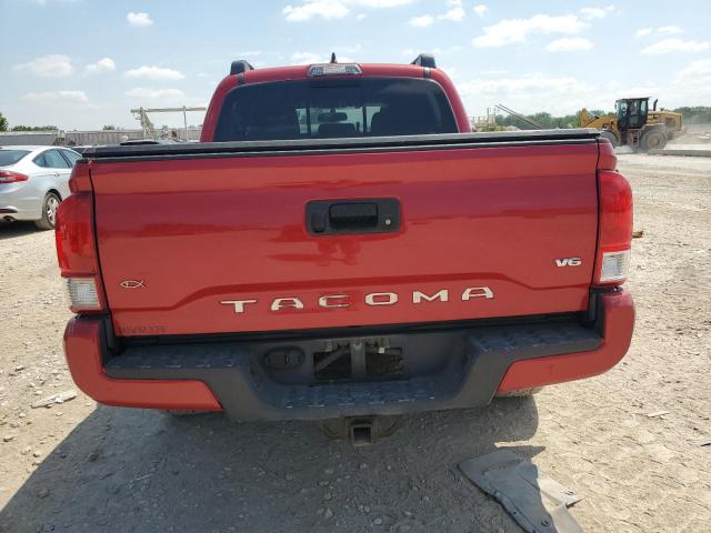3TMCZ5AN3HM046814 - 2017 TOYOTA TACOMA DOUBLE CAB RED photo 6