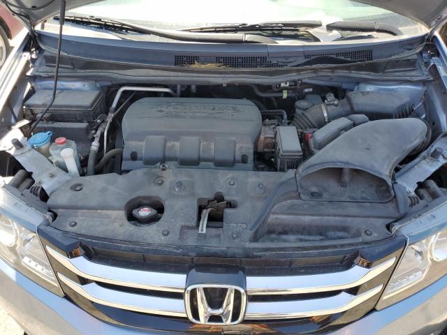 5FNRL5H66EB023747 - 2014 HONDA ODYSSEY EXL BLUE photo 12