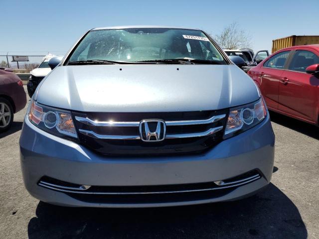 5FNRL5H66EB023747 - 2014 HONDA ODYSSEY EXL BLUE photo 5