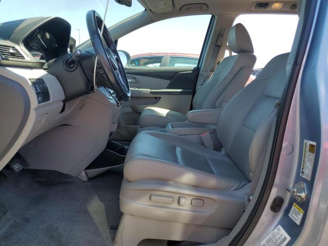 5FNRL5H66EB023747 - 2014 HONDA ODYSSEY EXL BLUE photo 7